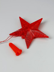 Верхушка на елку светодиодная «Звезда красная» - Фото 9