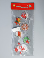  Наклейка на окно светодиодная «Новогодние забавы» - Фото 2