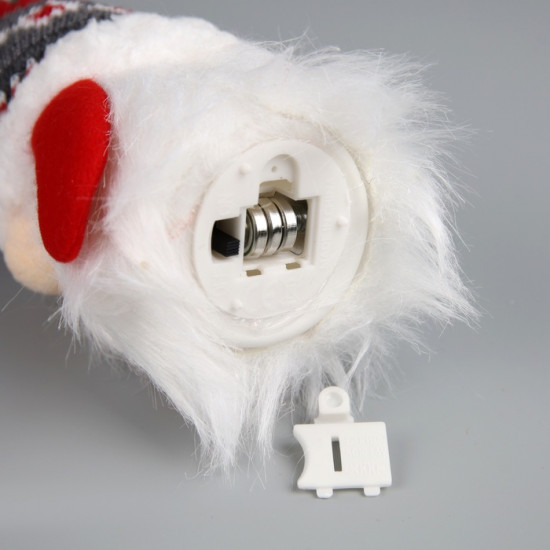 Фигура светодиодная «Гном в колпаке с узорами»