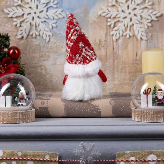 Фигура светодиодная «Гном в красном колпаке»