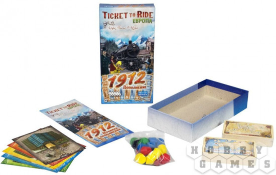 Игра настольная «Ticket to Ride. Европа 1912» (дополнение)