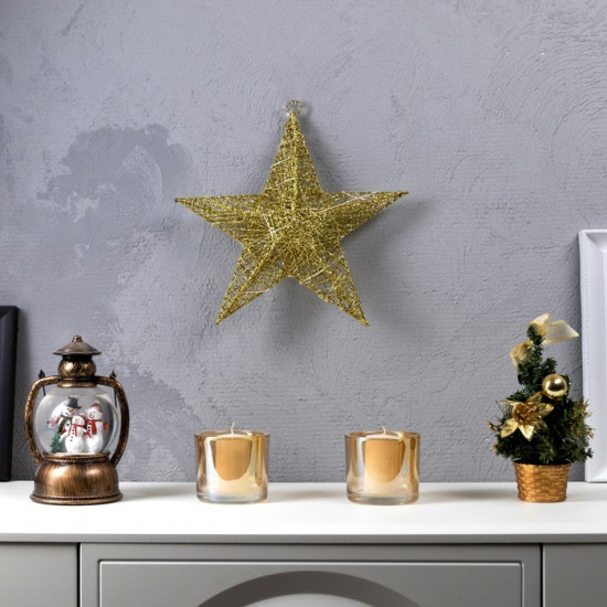 Фигура светодиодная «Золотистая звезда»