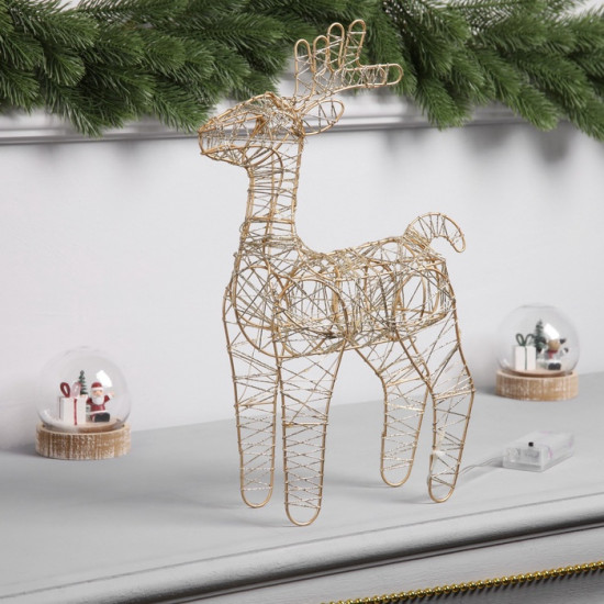 Фигура светодиодная «Олень бежевый»