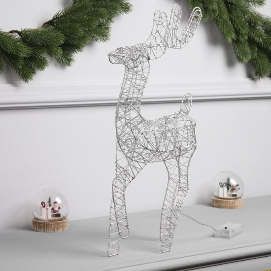 Фигура светодиодная «Олень бежевый»