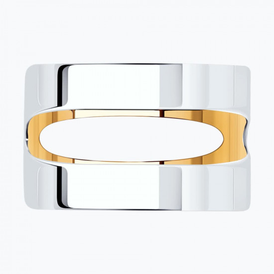 Кольцо из золочёного серебра