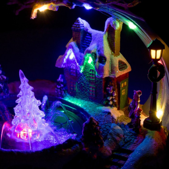 Фигура светодиодная «Площадь с фонтаном»