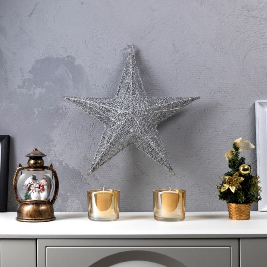 Фигура светодиодная «Серебристая звезда»