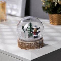 Фигура светодиодная «Шар с оленёнком» - Фото 1