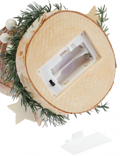 Фигура светодиодная деревянная «Декоративный пень»