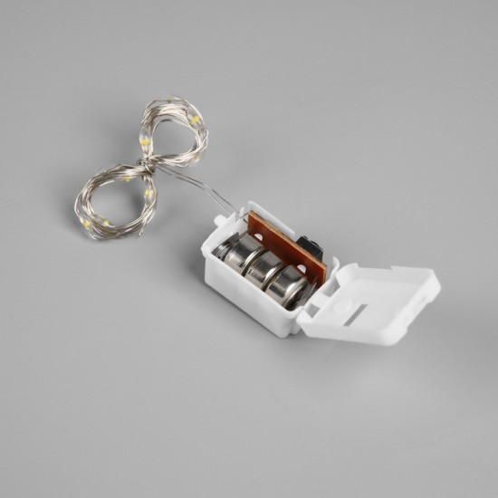 Фигура светодиодная из мишуры «Снежинка голубая»