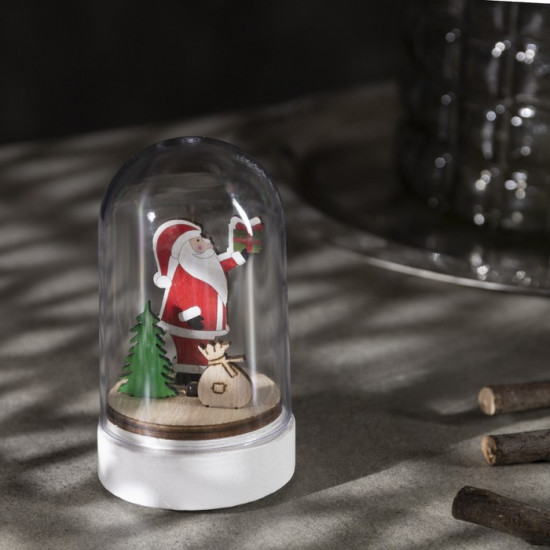 Фигура светодиодная под куполом «Дед Мороз»