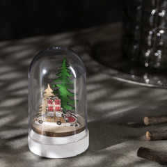 Фигура светодиодная под куполом «Машина с подарками» - Фото 1