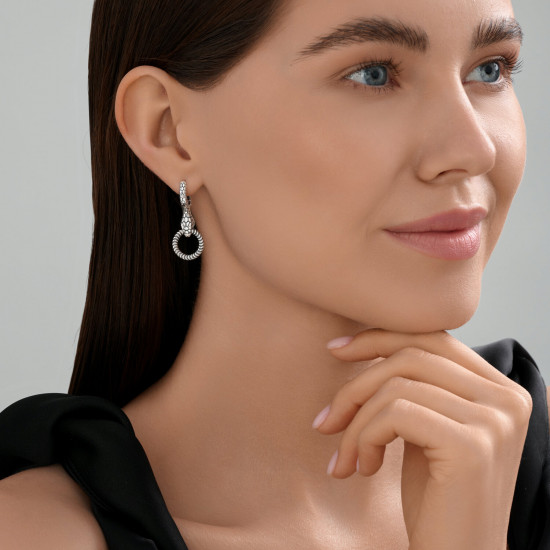 Серьги из серебра