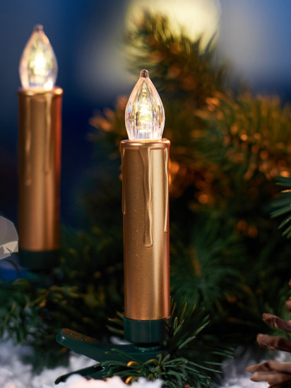 Набор свечей светодиодных на прищепке