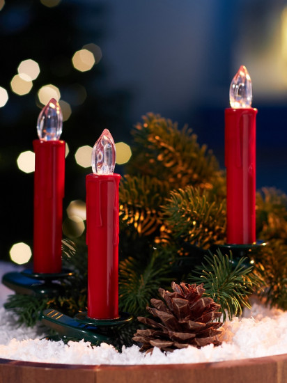 Набор свечей светодиодных на прищепке