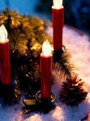 Набор свечей светодиодных на прищепке - Фото 2