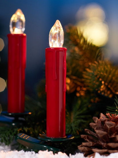 Набор свечей светодиодных на прищепке