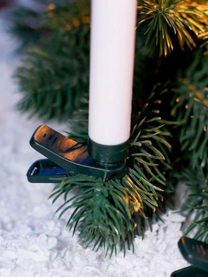 Набор свечей светодиодных на прищепке