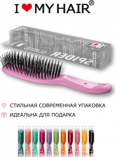 Щетка для волос глянцевая