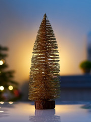 Фигура светодиодная «Ёлка золотистая» - Фото 1