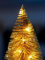 Фигура светодиодная «Ёлка золотистая» - Фото 2