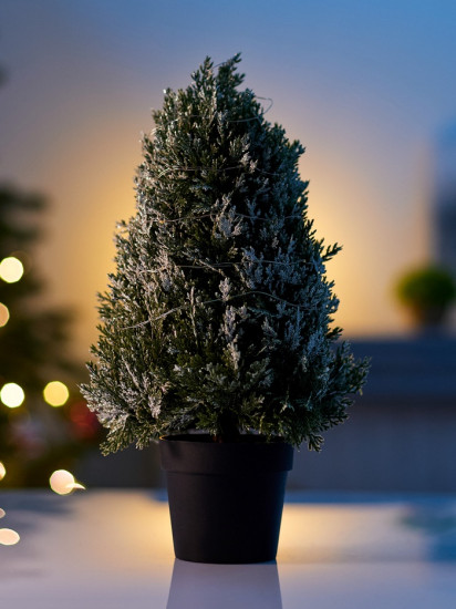 Фигура светодиодная «Можжевельник заснеженный»