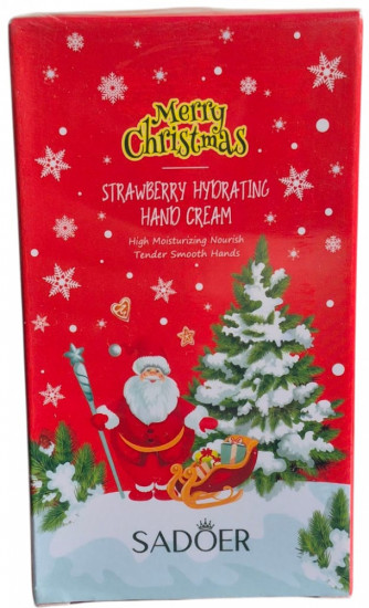 Крем для рук в саше-пакетах с экстрактом клубники «Strawberry Hydrating Moisturizing Hand Cream»