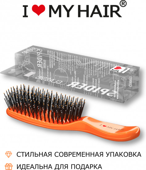 Щетка для волос глянцевая
