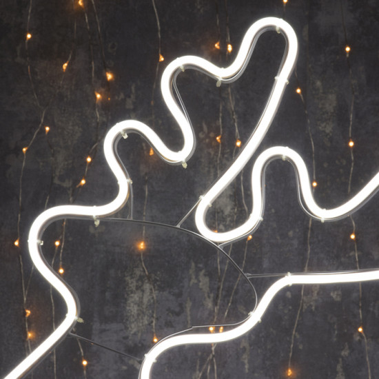 Фигура неоновая «Олень летящий»