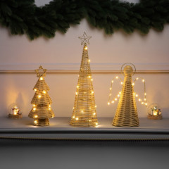 Фигура световая «Ангел плетёный» - Фото 3