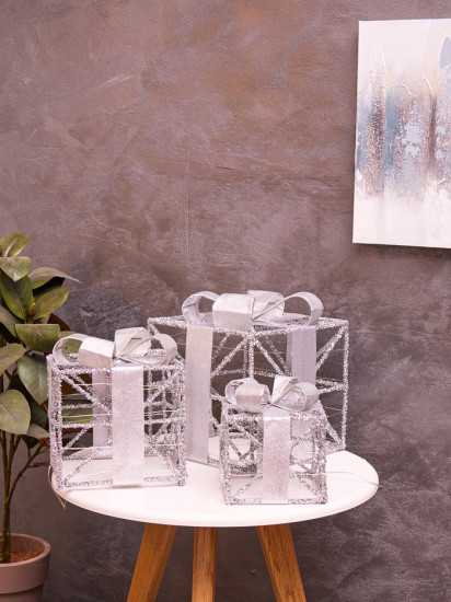 Фигура световая «Кубы серые»