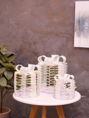 Фигура световая «Подарки цилиндр серые» - Фото 1