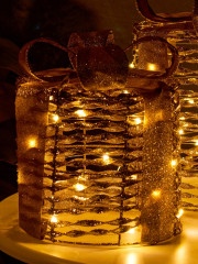 Фигура световая «Подарки цилиндр» - Фото 2