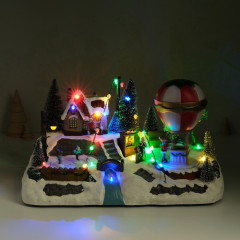 Фигурка светящаяся «Воздушный шар у катка» - Фото 1