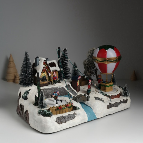 Фигурка светящаяся «Воздушный шар у катка»