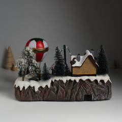 Фигурка светящаяся «Воздушный шар у катка» - Фото 5