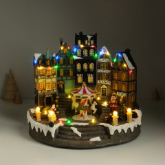 Фигурка светящаяся «Праздник в городе: Новый год» - Фото 1