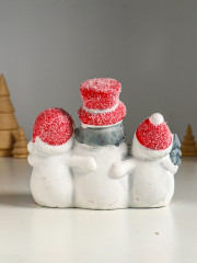 Фигурка светящаяся «Три снеговичка» - Фото 3