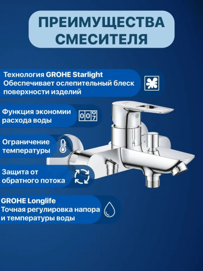Смеситель для ванны