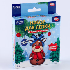 Фигурка своими руками на Новый год «Оленёнок в шарфике» - Фото 8