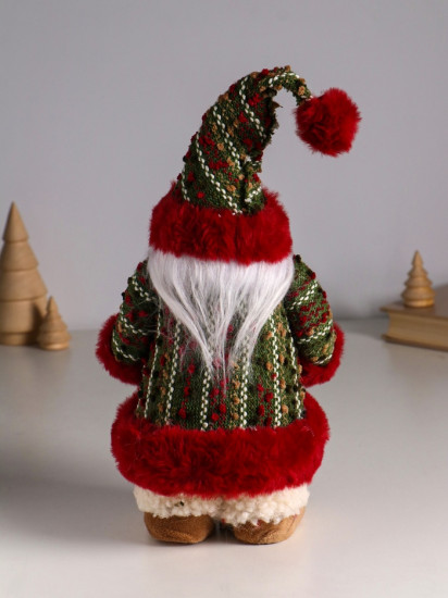 Фигурка «Дедушка Мороз в вязаном кафтане и колпаке»
