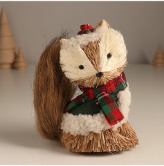 Фигурка новогодняя «Енотик в зимней одёжке» - Фото 1