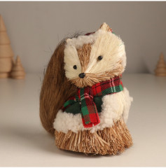 Фигурка новогодняя «Енотик в зимней одёжке» - Фото 4
