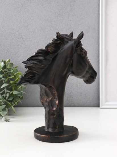 Фигурка «Бюст: Вороной конь»