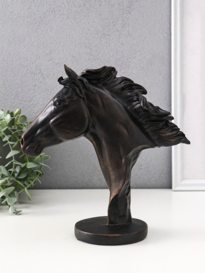 Фигурка «Бюст: Вороной конь»