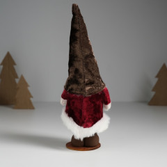 Фигурка «Гномик в красной шубке и колпаке с сердечком» - Фото 3