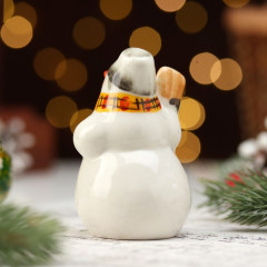 Фигурка «Снеговик с метлой» - Фото 2