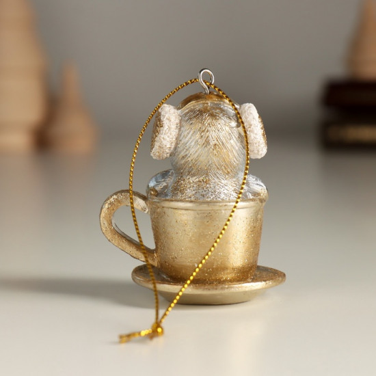 Фигурка-подвеска «Пингвинёнок в чашке»