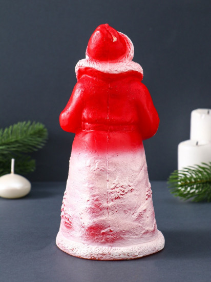 Свеча декоративная «Дед Мороз с подарком»