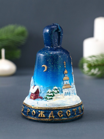 Свеча декоративная «Колокольчик рождественский»